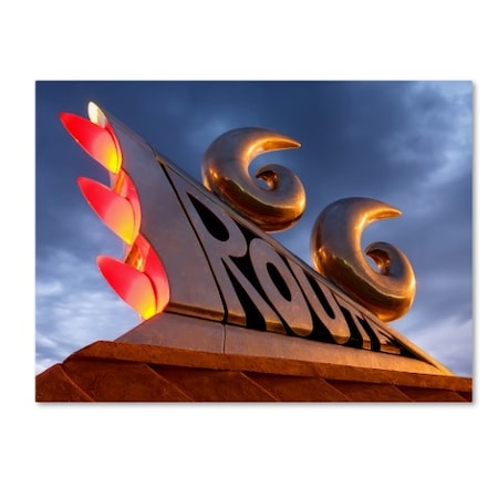 Mike Jones Photo 'Tucumcari 66 Sculpture' Canvas Art,14x19